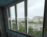 Раздвижное остекление на балконе старого дома Львов