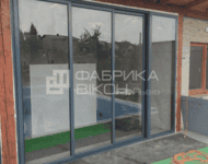 Установка раздвижного остекления на террасе