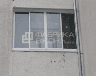 Балконное остекление с тонкими алюминиевыми рамами Львов