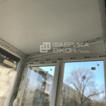 Дах на балкон із сендвіч панелей вигляд зсередини
